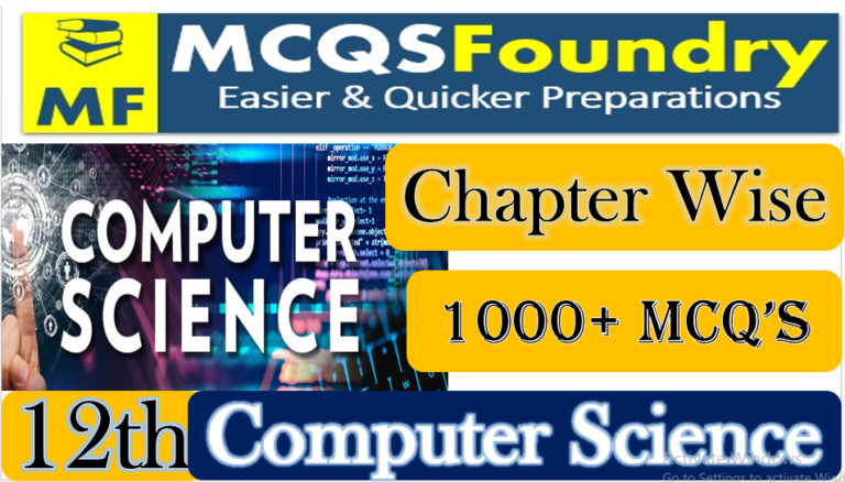 12th Class Class Computer Mcqs Chapter No 1 | 2nd Year Computer Mcqs ...