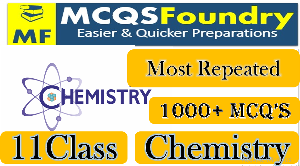 11th class chemistry mcqs 